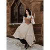 image:imageScarlet Darkness Long Skirts for Women High Waist Renaissance Skirt Maxi Skirt with PocketsApricot
