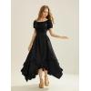 image:imageScarlet Darkness Long Skirts for Women High Waist Renaissance Skirt Maxi Skirt with PocketsBlack