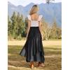 image:imageScarlet Darkness Long Skirts for Women Renaissance Costume Pirate Maxi Skirt Plus Size with PocketsBlack