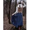 image:imageScarlet Darkness Long Skirts for Women Renaissance Costume Pirate Maxi Skirt Plus Size with PocketsBlue Plaid