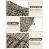 image:imageScarlet Darkness Long Skirts for Women Renaissance Costume Pirate Maxi Skirt Plus Size with PocketsBrown Plaid