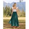image:imageScarlet Darkness Long Skirts for Women Renaissance Costume Pirate Maxi Skirt Plus Size with PocketsDeep Green