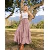 image:imageScarlet Darkness Long Skirts for Women Renaissance Costume Pirate Maxi Skirt Plus Size with PocketsDusty Rose