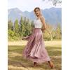 image:imageScarlet Darkness Long Skirts for Women Renaissance Costume Pirate Maxi Skirt Plus Size with PocketsDusty Rose