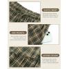image:imageScarlet Darkness Long Skirts for Women Renaissance Costume Pirate Maxi Skirt Plus Size with PocketsGreen Yellow Plaid