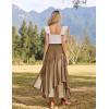 image:imageScarlet Darkness Long Skirts for Women Renaissance Costume Pirate Maxi Skirt Plus Size with PocketsKhaki