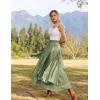 image:imageScarlet Darkness Long Skirts for Women Renaissance Costume Pirate Maxi Skirt Plus Size with PocketsLight Green