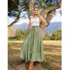 image:imageScarlet Darkness Long Skirts for Women Renaissance Costume Pirate Maxi Skirt Plus Size with PocketsLight Green