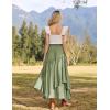 image:imageScarlet Darkness Long Skirts for Women Renaissance Costume Pirate Maxi Skirt Plus Size with PocketsLight Green