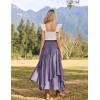 image:imageScarlet Darkness Long Skirts for Women Renaissance Costume Pirate Maxi Skirt Plus Size with PocketsPurple