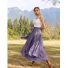 image:imageScarlet Darkness Long Skirts for Women Renaissance Costume Pirate Maxi Skirt Plus Size with PocketsPurple