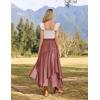image:imageScarlet Darkness Long Skirts for Women Renaissance Costume Pirate Maxi Skirt Plus Size with PocketsWithered Rose