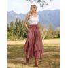 image:imageScarlet Darkness Long Skirts for Women Renaissance Costume Pirate Maxi Skirt Plus Size with PocketsWithered Rose