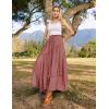 image:imageScarlet Darkness Long Skirts for Women Renaissance Costume Pirate Maxi Skirt Plus Size with PocketsWithered Rose