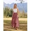 image:imageScarlet Darkness Long Skirts for Women Renaissance Costume Pirate Maxi Skirt Plus Size with PocketsWithered Rose