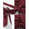 image:imageScarlet Darkness Maxi Long Skirt for Women Double Layered Renaissance SkirtsDark Red