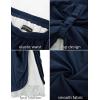 image:imageScarlet Darkness Maxi Long Skirt for Women Double Layered Renaissance SkirtsNavy