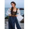 image:imageScarlet Darkness Maxi Long Skirt for Women Double Layered Renaissance SkirtsNavy