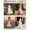 image:imageScarlet Darkness Maxi Skirt for Women Boho Lace Flowy Long Renaissance Skirts with PocketsWhite