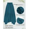 image:imageScarlet Darkness Maxi Skirts for Women High Waist Renaissance Skirt Long Skirt with PocketsBlue Green