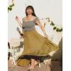 image:imageScarlet Darkness Maxi Skirts for Women High Waist Renaissance Skirt Long Skirt with PocketsDeep Yellow