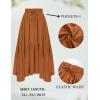 image:imageScarlet Darkness Maxi Skirts for Women High Waist Renaissance Skirt Long Skirt with PocketsEarthy Brown