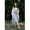 image:imageScarlet Darkness Maxi Skirts for Women High Waist Renaissance Skirt Long Skirt with PocketsLight Blue