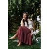 image:imageScarlet Darkness Maxi Skirts for Women High Waist Renaissance Skirt Long Skirt with PocketsRed