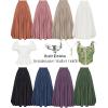 image:imageScarlet Darkness Maxi Skirts for Women Long Flowy Boho Renaissance Skirt with PocketsBlack