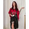 image:imageScarlet Darkness Maxi Skirts for Women Long Renaissance Skirt Flowy Ruffle Tiered SkirtBlack