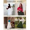 image:imageScarlet Darkness Maxi Skirts for Women Long Renaissance Skirt Flowy Ruffle Tiered SkirtGreen