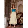 image:imageScarlet Darkness Maxi Skirts for Women Long Renaissance Skirt Flowy Ruffle Tiered SkirtLight Beige
