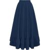 image:imageScarlet Darkness Maxi Skirts for Women Renaissance Skirt Long Flowy Layered Medieval SkirtDark Blue