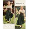 image:imageScarlet Darkness Maxi Skirts for Women Renaissance Skirt Long Flowy Layered Medieval SkirtOlive Green