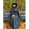 image:imageScarlet Darkness Plaid Skirts for Women High Waist Long Skirt with PocketsBlue Plaid