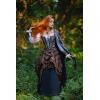 image:imageScarlet Darkness Plaid Skirts for Women High Waist Long Skirt with PocketsOrange Plaid