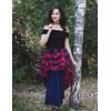 image:imageScarlet Darkness Plaid Skirts for Women High Waist Long Skirt with PocketsRed Plaid