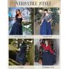 image:imageScarlet Darkness Plaid Skirts for Women Renaissance High Waisted Skirt Fall Winter Maxi SkirtBlue Plaid
