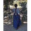 image:imageScarlet Darkness Plaid Skirts for Women Renaissance High Waisted Skirt Fall Winter Maxi SkirtBlue Plaid