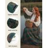 image:imageScarlet Darkness Plaid Skirts for Women Renaissance High Waisted Skirt Fall Winter Maxi SkirtLight Green Plaid