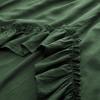 image:imageScarlet Darkness Renaissance Midi Skirt Asymmetrical Ruffle Summer Flowy SkirtsLight Green