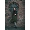 image:imageScarlet Darkness Renaissance Midi Skirts for Women Steampunk High Waisted Skirt with PocketsArmy Green