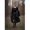 image:imageScarlet Darkness Renaissance Midi Skirts for Women Steampunk High Waisted Skirt with PocketsBlack