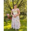 image:imageScarlet Darkness Renaissance Skirt Maxi Long Skirts for Women High Waist A Line SkirtBlush Pink