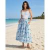image:imageScarlet Darkness Renaissance Skirt Maxi Long Skirts for Women High Waist A Line SkirtBoho Blue