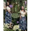 image:imageScarlet Darkness Renaissance Skirt Maxi Long Skirts for Women High Waist A Line SkirtMidnight Bloom