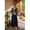 image:imageScarlet Darkness Tiered Maxi Skirts for Women 2026 Summer Beach Flowy Renaissance Long Skirt with PocketsBlack