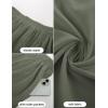 image:imageScarlet Darkness Tiered Maxi Skirts for Women 2026 Summer Beach Flowy Renaissance Long Skirt with PocketsDeep Lichen Green