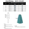 image:imageScarlet Darkness Tiered Maxi Skirts for Women 2026 Summer Beach Flowy Renaissance Long Skirt with PocketsNavy