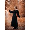 image:imageScarlet Darkness Victorian Skirts for Women Renaissance High Waisted Long Skirt with PocketsBlack